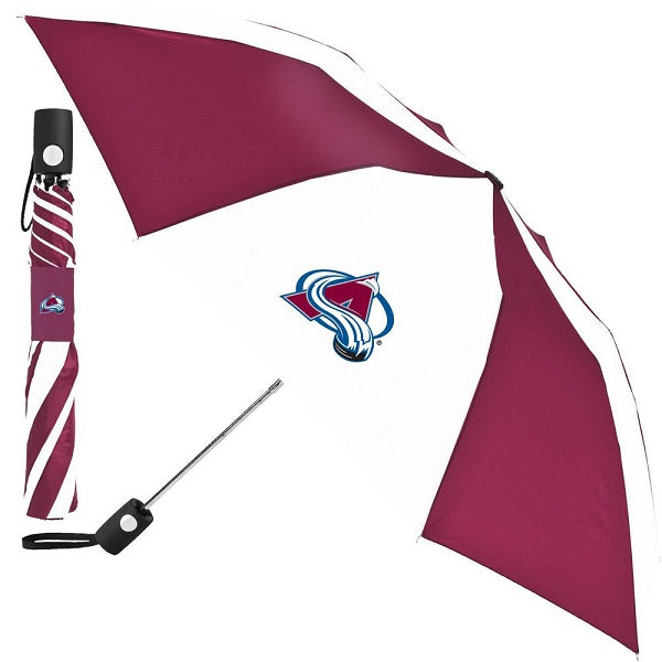 Colorado Avalanche Automatic Folding Umbrella, 42 Inch
