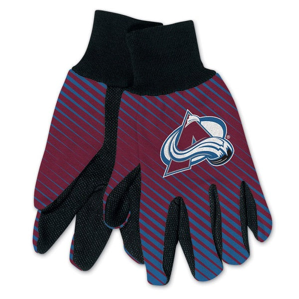 Colorado Avalanche Adult Two-Tone Sport-Utility Work Gloves