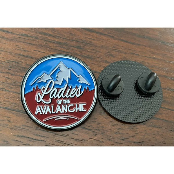 Ladies Of The Avalanche Enamel Lapel Pin