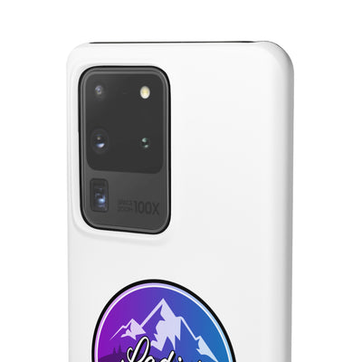 Ladies Of The Avalanche Gradient Colors Snap Phone Case In White