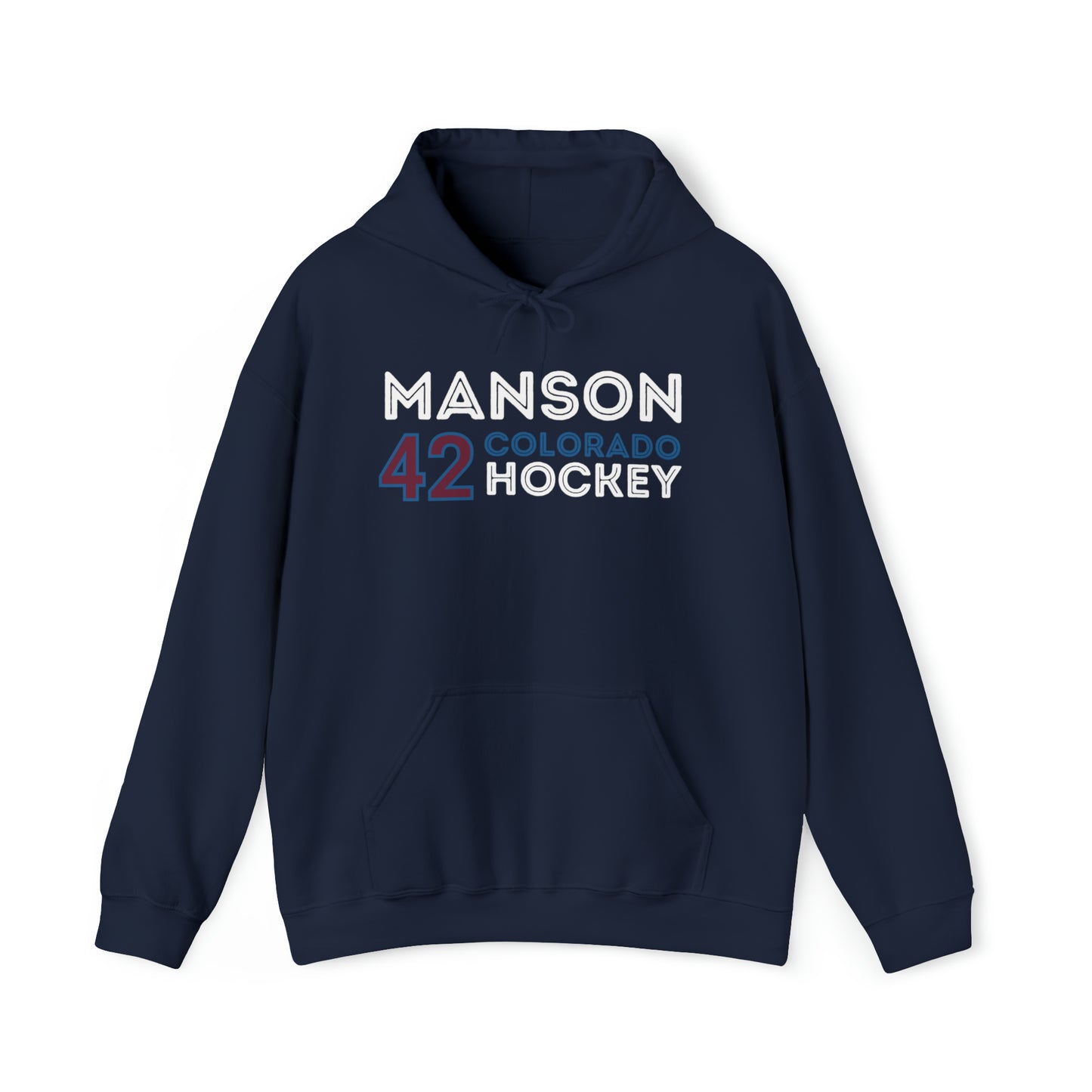 Josh Manson Sweatshirt 42 Colorado Hockey Grafitti Wall Design Unisex Hooded