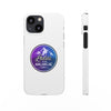 Ladies Of The Avalanche Gradient Colors Snap Phone Case In White