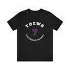 Toews 7 Colorado Hockey Number Arch Design Unisex T-Shirt