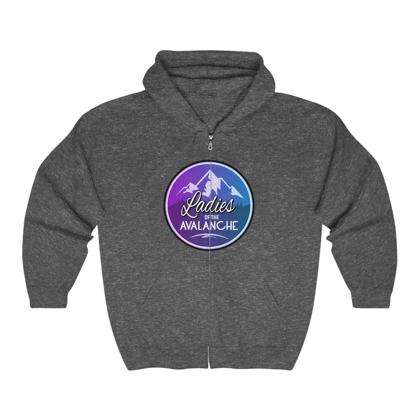 Ladies Of The Avalanche Gradient Colors Unisex Full Zip Hoodie