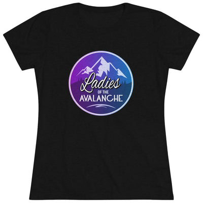 Ladies Of The Avalanche Gradient Colors Women's Triblend T-Shirt