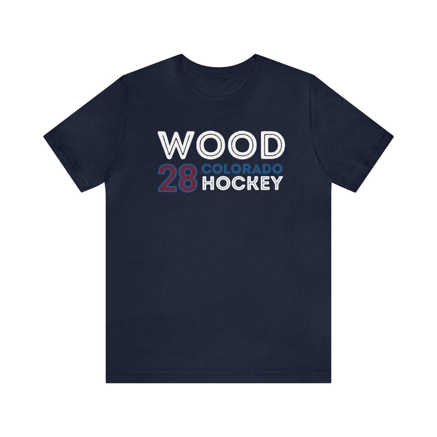 Miles Wood T-Shirt 28 Colorado Hockey Grafitti Wall Design Unisex