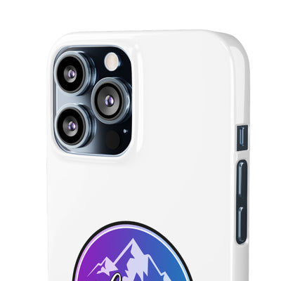 Ladies Of The Avalanche Gradient Colors Snap Phone Case In White