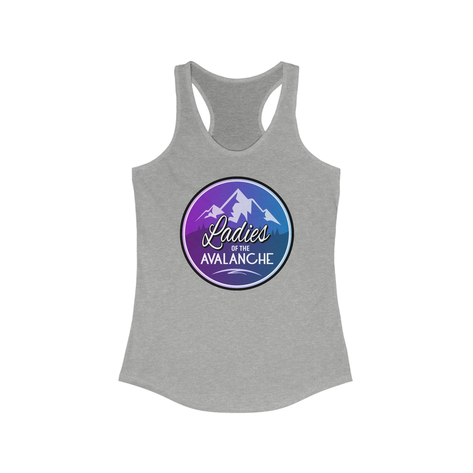 Ladies Of The Avalanche Women's Tri-Blend Racerback Tank Top