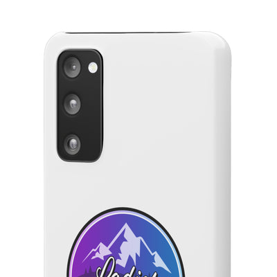 Ladies Of The Avalanche Gradient Colors Snap Phone Case In White