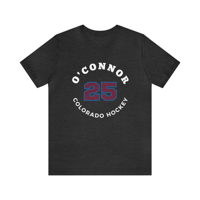 O'Connor 25 Colorado Hockey Number Arch Design Unisex T-Shirt