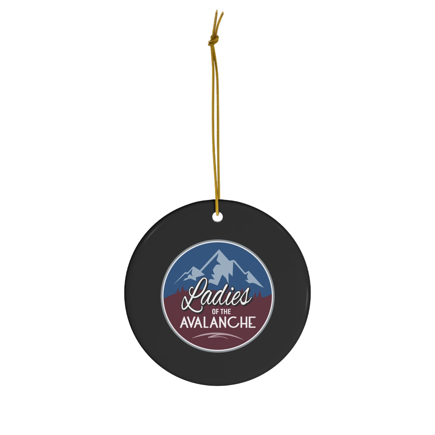 Ladies Of The Avalanche Ceramic Ornament, 4 Shapes