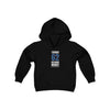 Lehkonen 62 Colorado Hockey Blue Vertical Design Youth Hooded Sweatshirt