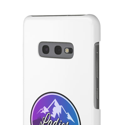 Ladies Of The Avalanche Gradient Colors Snap Phone Case In White