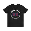 Lehkonen 62 Colorado Hockey Number Arch Design Unisex T-Shirt