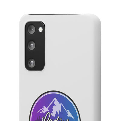 Ladies Of The Avalanche Gradient Colors Snap Phone Case In White