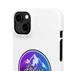 Ladies Of The Avalanche Gradient Colors Snap Phone Case In White