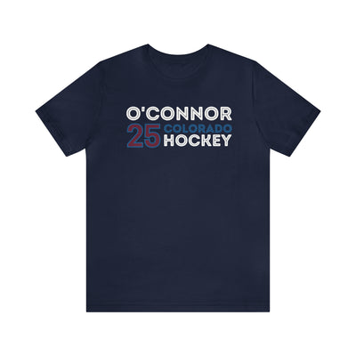 Logan O'Connor T-Shirt 25 Colorado Hockey Grafitti Wall Design Unisex