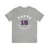 Tufte 15 Colorado Hockey Number Arch Design Unisex T-Shirt