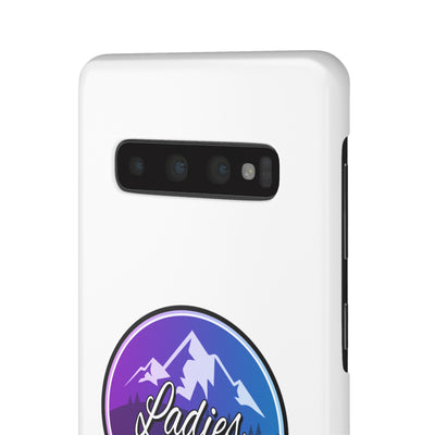 Ladies Of The Avalanche Gradient Colors Snap Phone Case In White