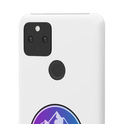 Ladies Of The Avalanche Gradient Colors Snap Phone Case In White