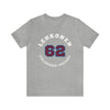 Lehkonen 62 Colorado Hockey Number Arch Design Unisex T-Shirt