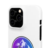 Ladies Of The Avalanche Gradient Colors Snap Phone Case In White