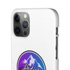 Ladies Of The Avalanche Gradient Colors Snap Phone Case In White