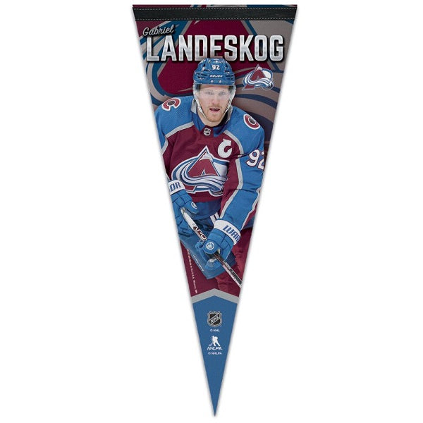 Colorado Avalanche Gabriel Landeskog Premium Vertical Pennant