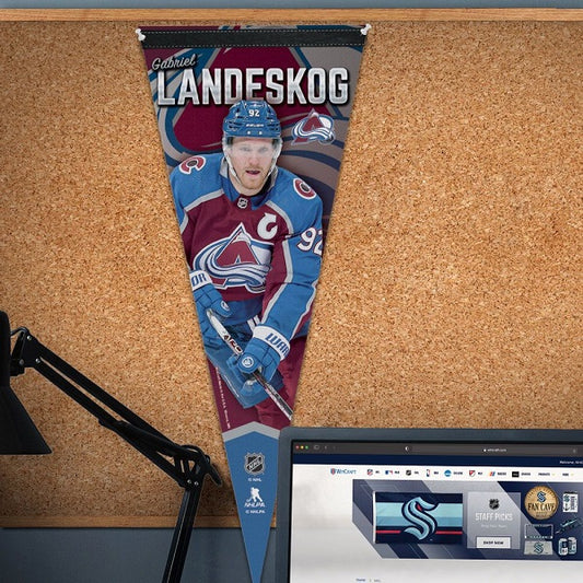 Colorado Avalanche Gabriel Landeskog Premium Vertical Pennant