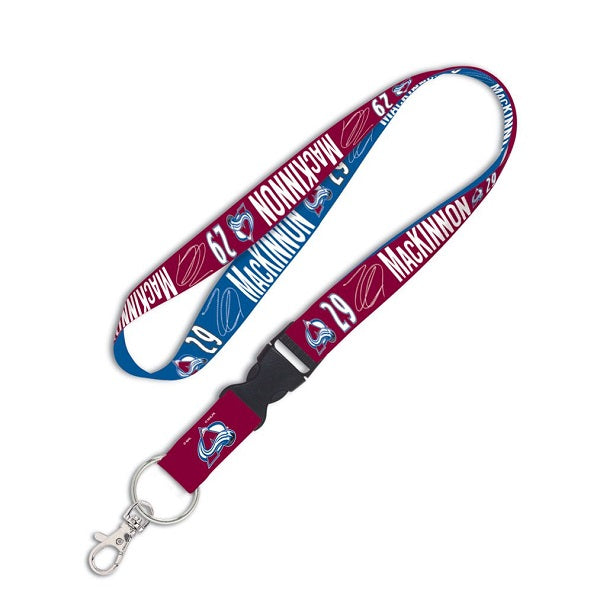 Colorado Avalanche Nathan MacKinnon Lanyard With Detachable Buckle