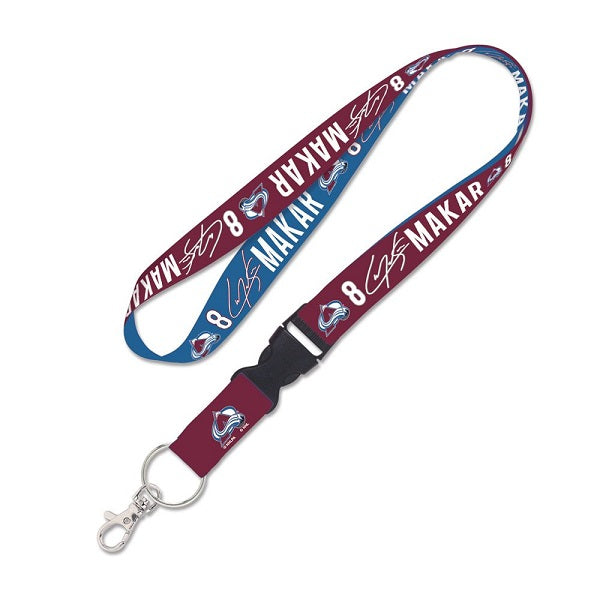 Colorado Avalanche Cale Makar Lanyard With Detachable Buckle