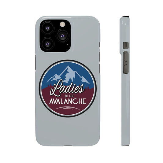 Ladies Of The Avalanche Snap Phone Cases In Silver