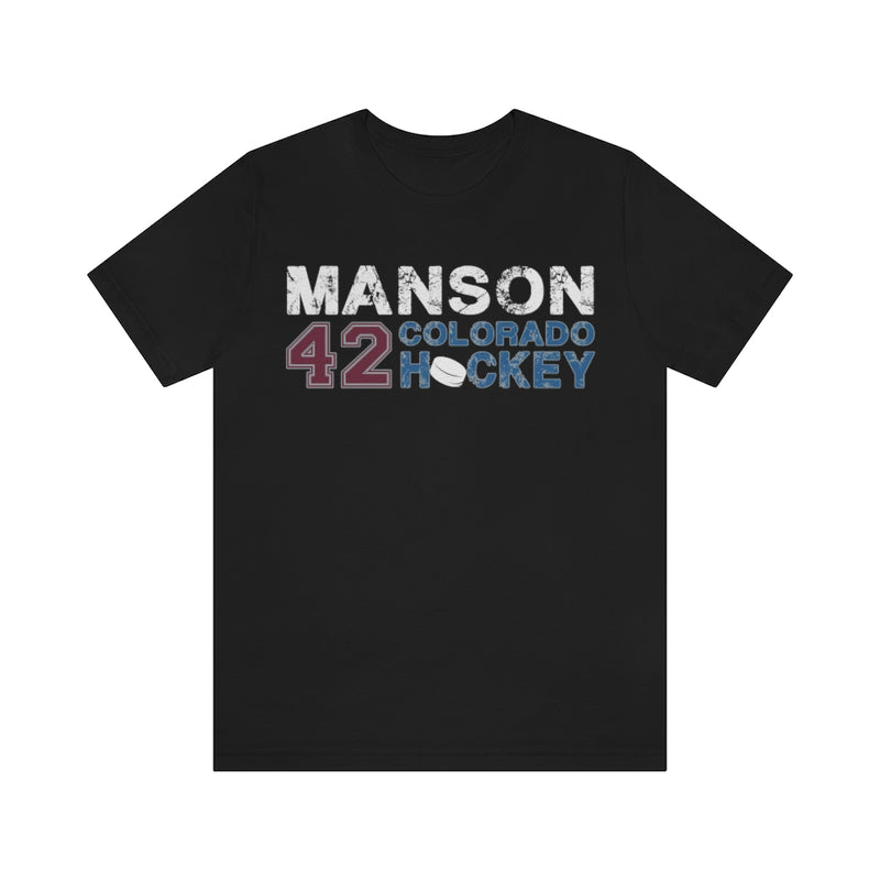 Manson 42 Colorado Hockey Unisex Jersey Tee