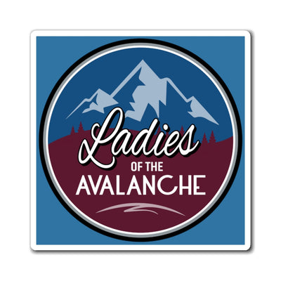 Ladies Of The Avalanche Multi-Use Magnets, Blue