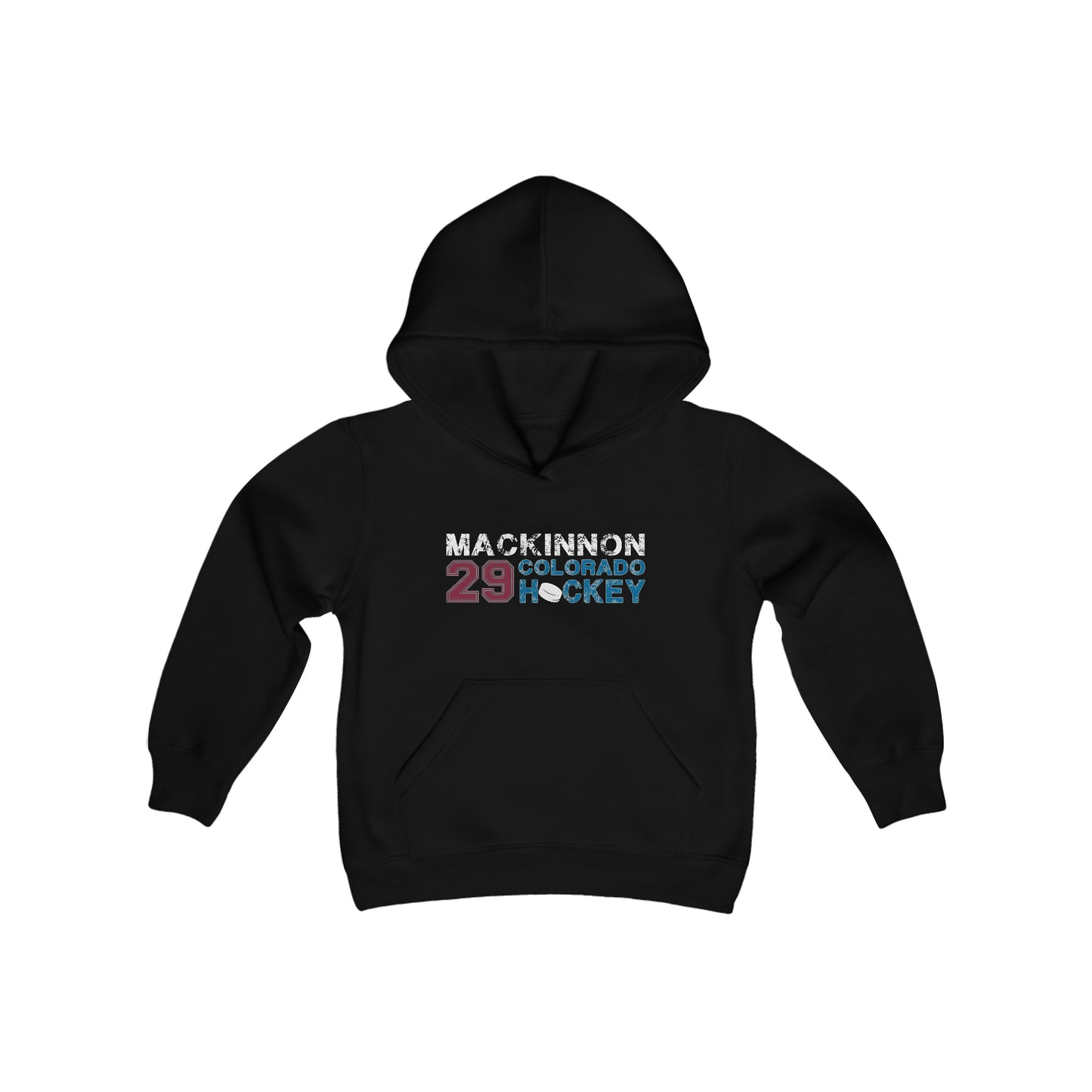 MacKinnon 29 Colorado Hockey Youth Hooded Sweatshirt