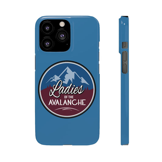 Ladies Of The Avalanche Snap Phone Cases In Blue