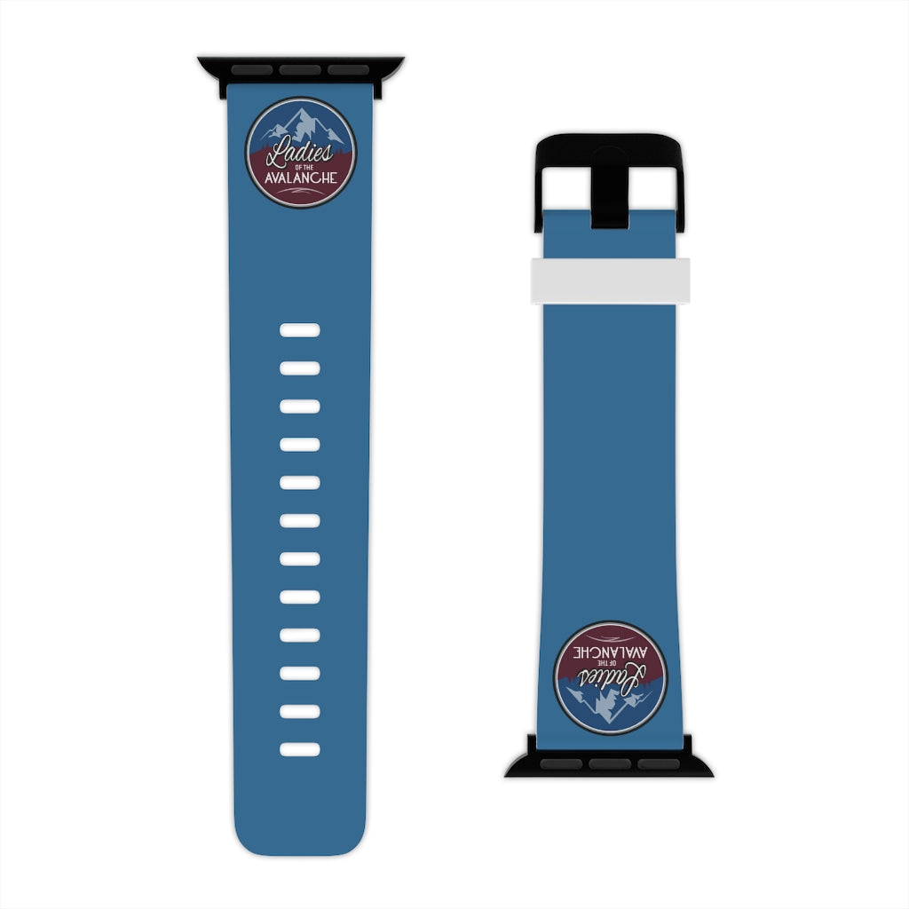 Ladies Of The Avalanche Apple Watch Band In Blue