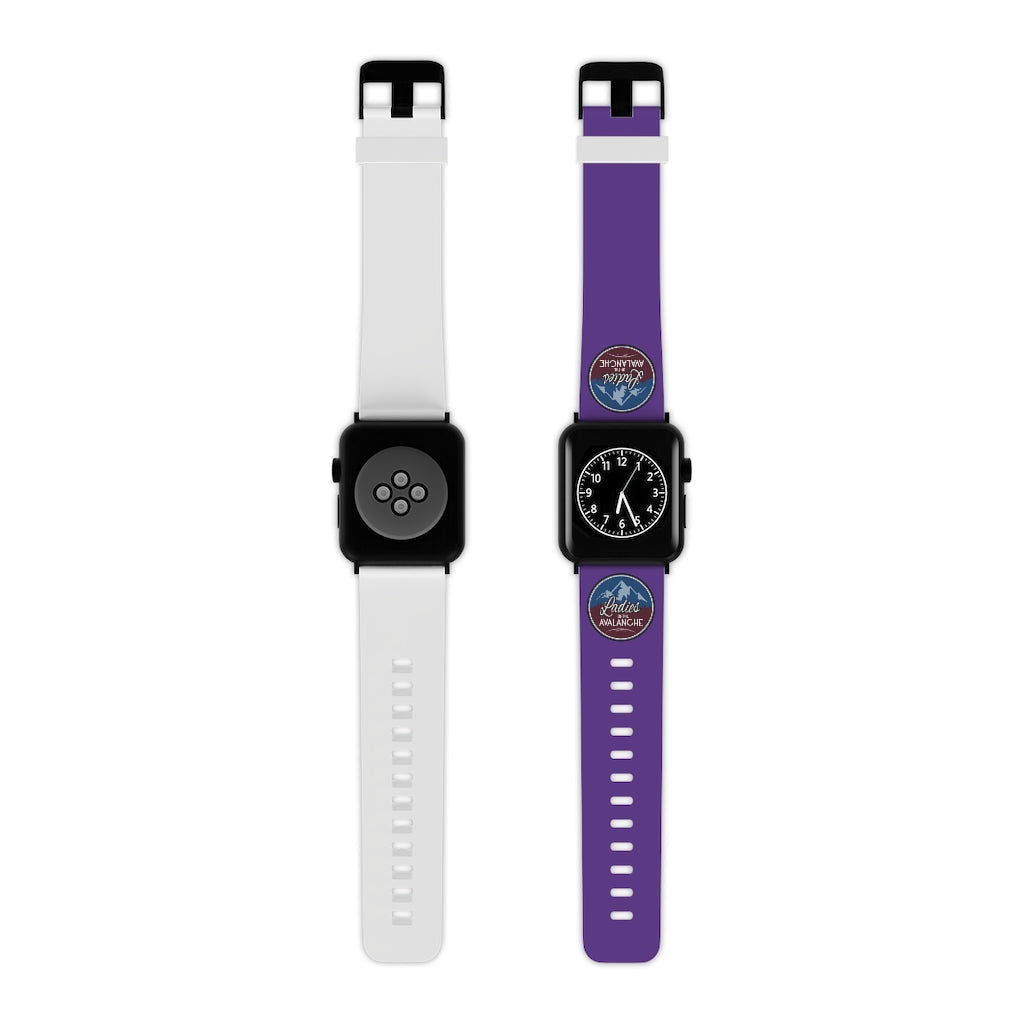 Ladies Of The Avalanche Apple Watch Band In Purple