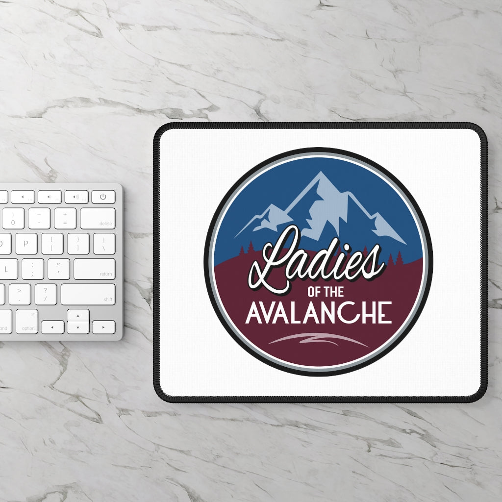 Ladies Of The Avalanche Gaming Mouse Pad In White