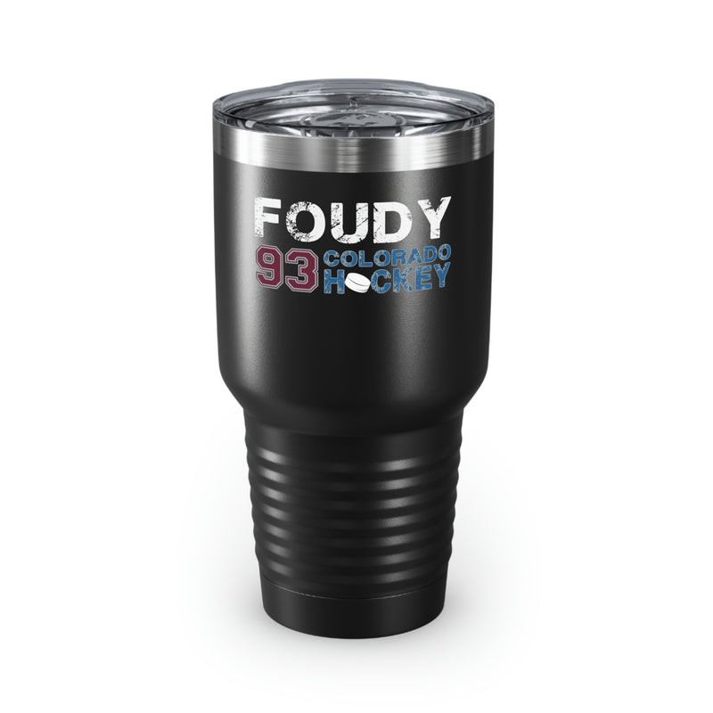 Foudy 93 Colorado Hockey Ringneck Tumbler, 30 oz