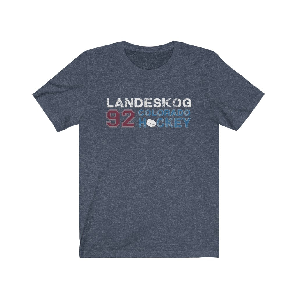 Landeskog 92 Colorado Hockey Unisex Jersey Tee