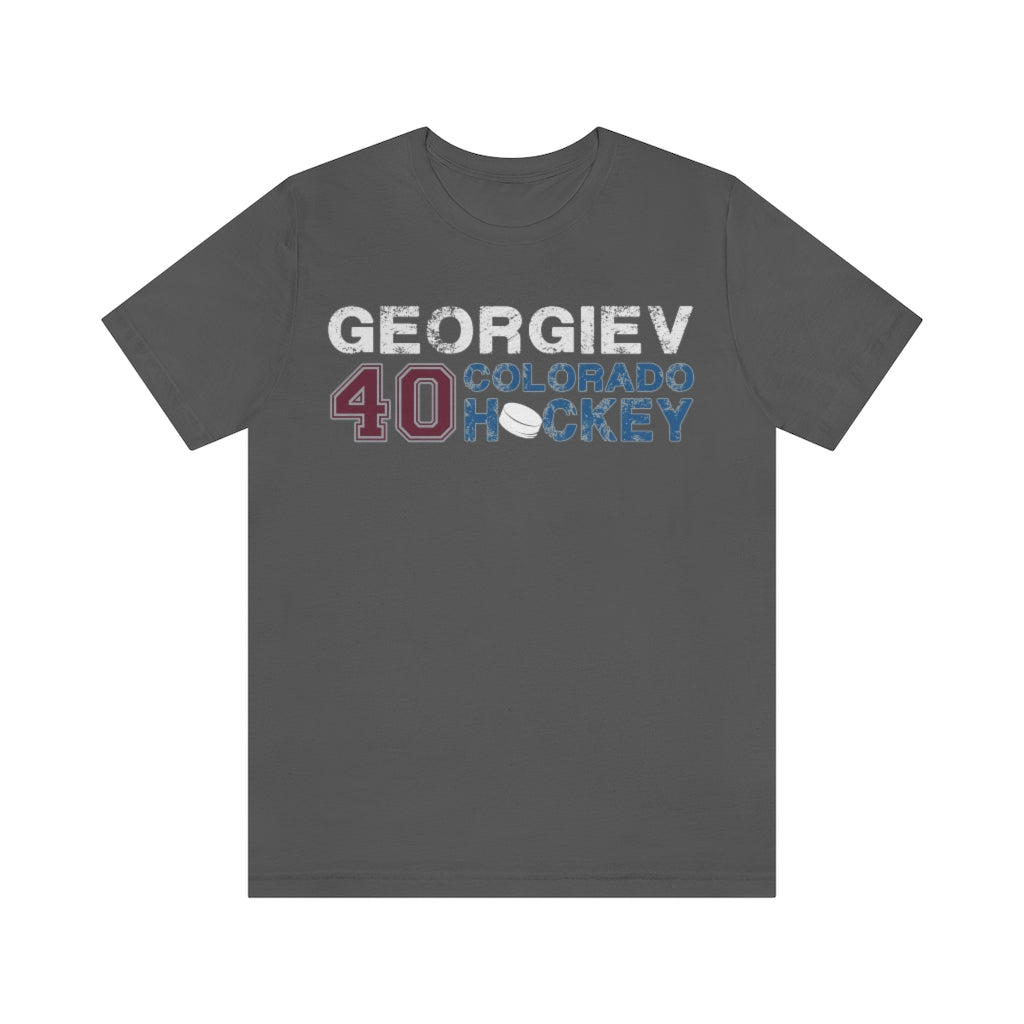 Georgiev 40 Colorado Hockey Unisex Jersey Tee