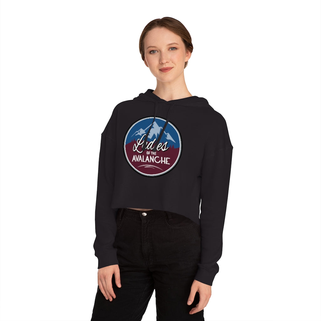 Ladies Of The Avalanche Women’s Cropped Hooded Sweatshirt