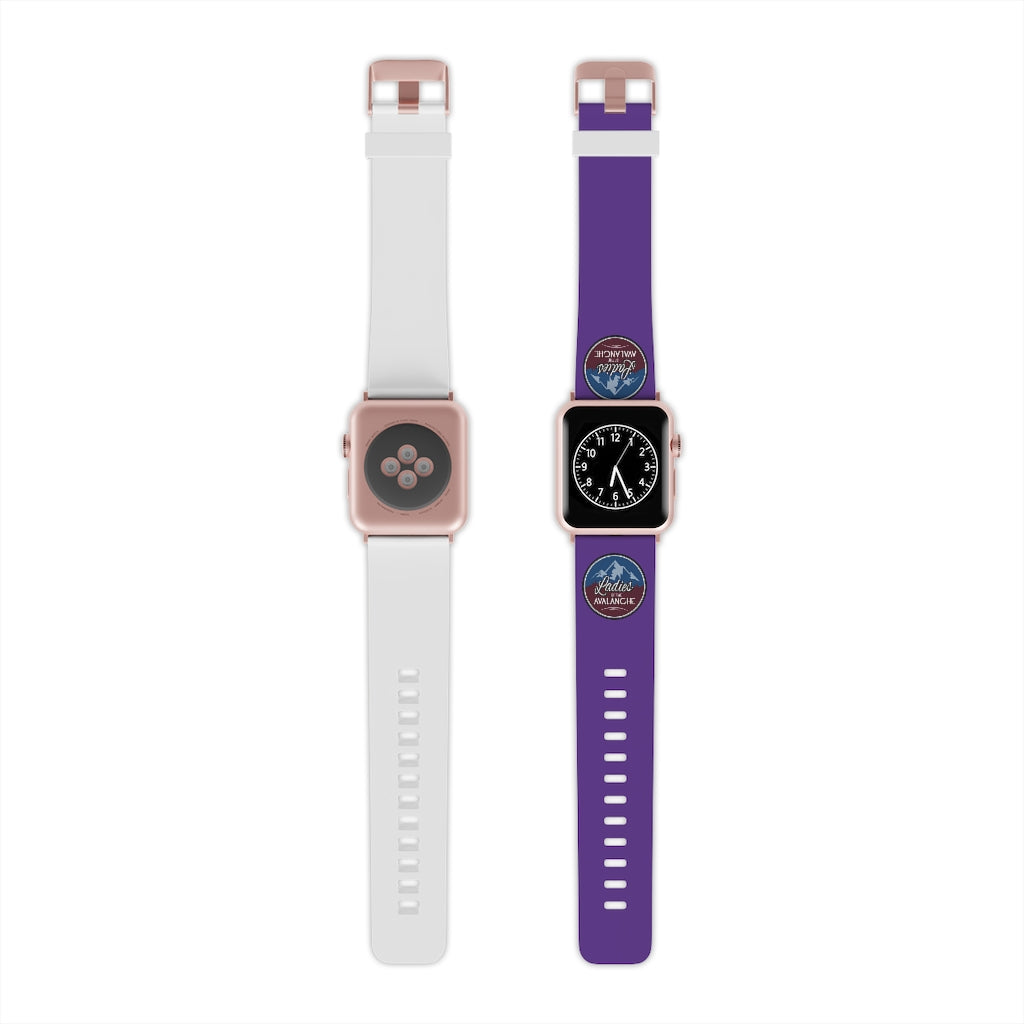 Ladies Of The Avalanche Apple Watch Band In Purple