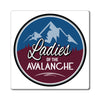 Ladies Of The Avalanche Multi-Use Magnets, White