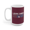 Lehkonen 62 Colorado Hockey Ceramic Coffee Mug In Burgundy, 15oz