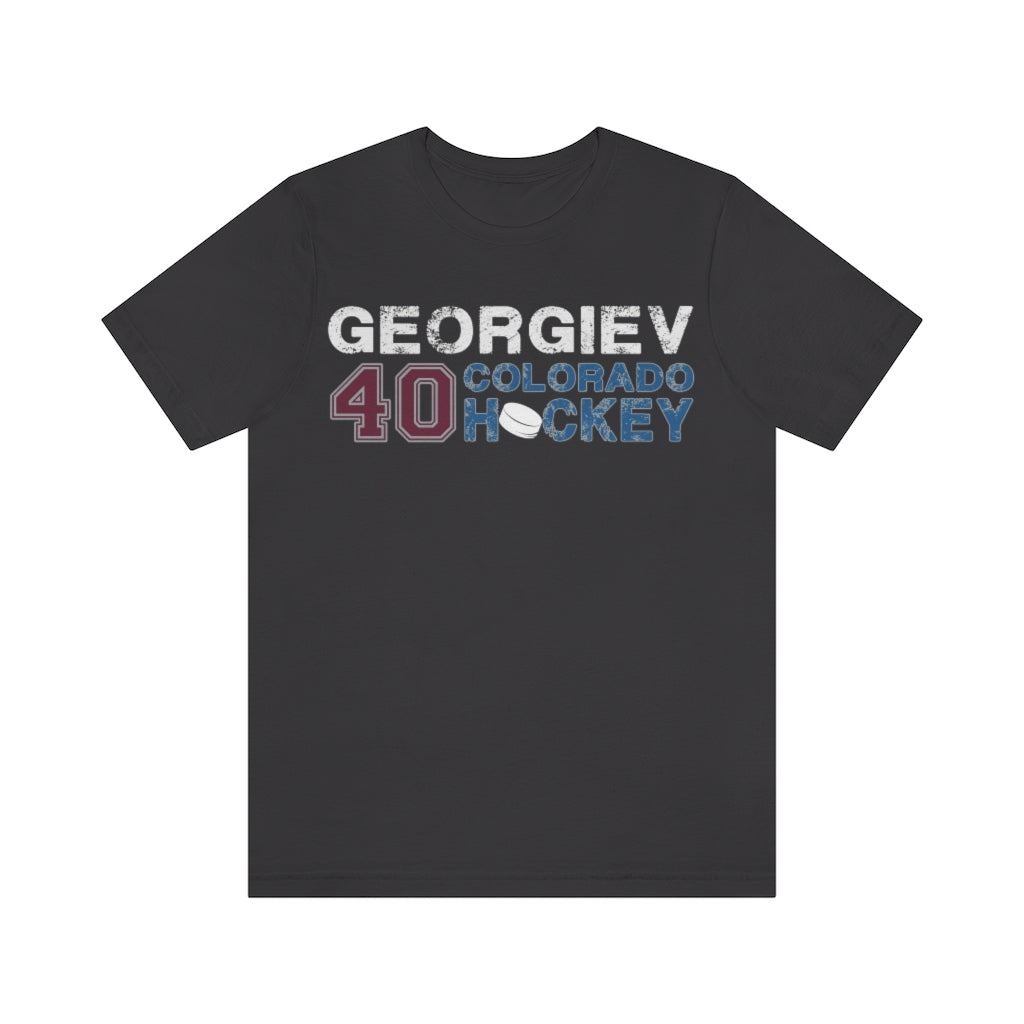 Georgiev 40 Colorado Hockey Unisex Jersey Tee