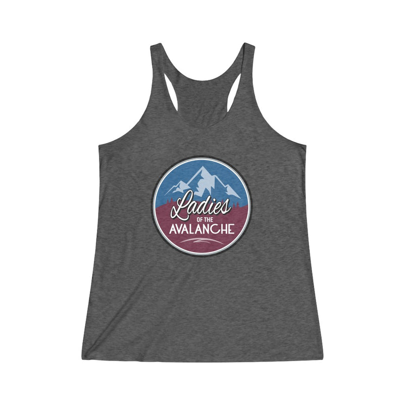 Ladies Of The Avalanche Women's Tri-Blend Racerback Tank Top