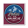 Ladies Of The Avalanche Multi-Use Magnets, Burgundy