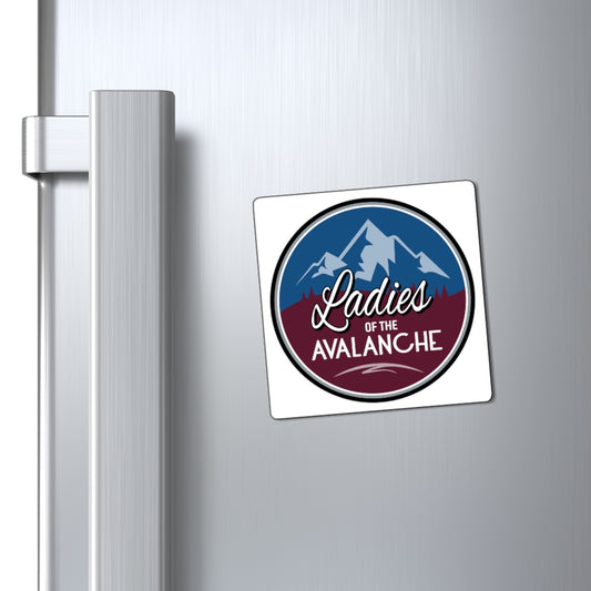 Ladies Of The Avalanche Multi-Use Magnets, White